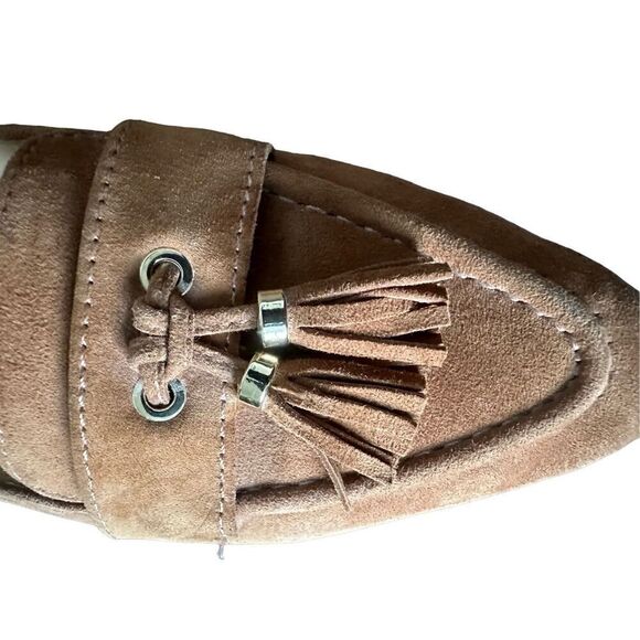 TALBOTS Francesca Amber Suede Driving Flats Loafers women’s Size 7 1/2 - Picture 13 of 14